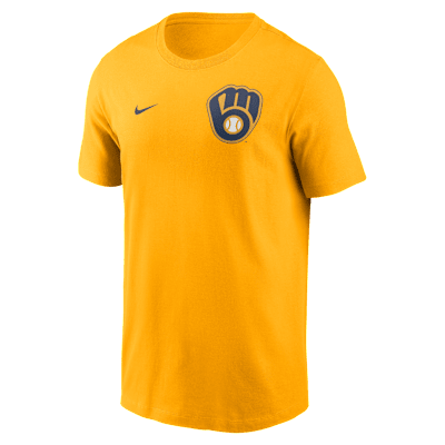 Milwaukee Brewers 2-Hit Men's Nike MLB T-Shirt. Nike.com